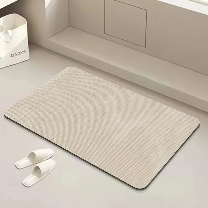 Non-Slip Bathroom Mat Soft Diatomite Mat Super Absorbent Bath Mat Quick Drying House Entrance Mat Kitchen Shower Rug Baño
