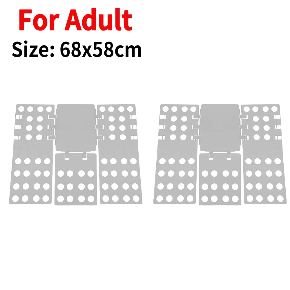 Clothes Folding Board Child Clothing Folder Bender Plastic Practical Detacha Children Lazy T-Shirt Folder Laundry Time-Saving
