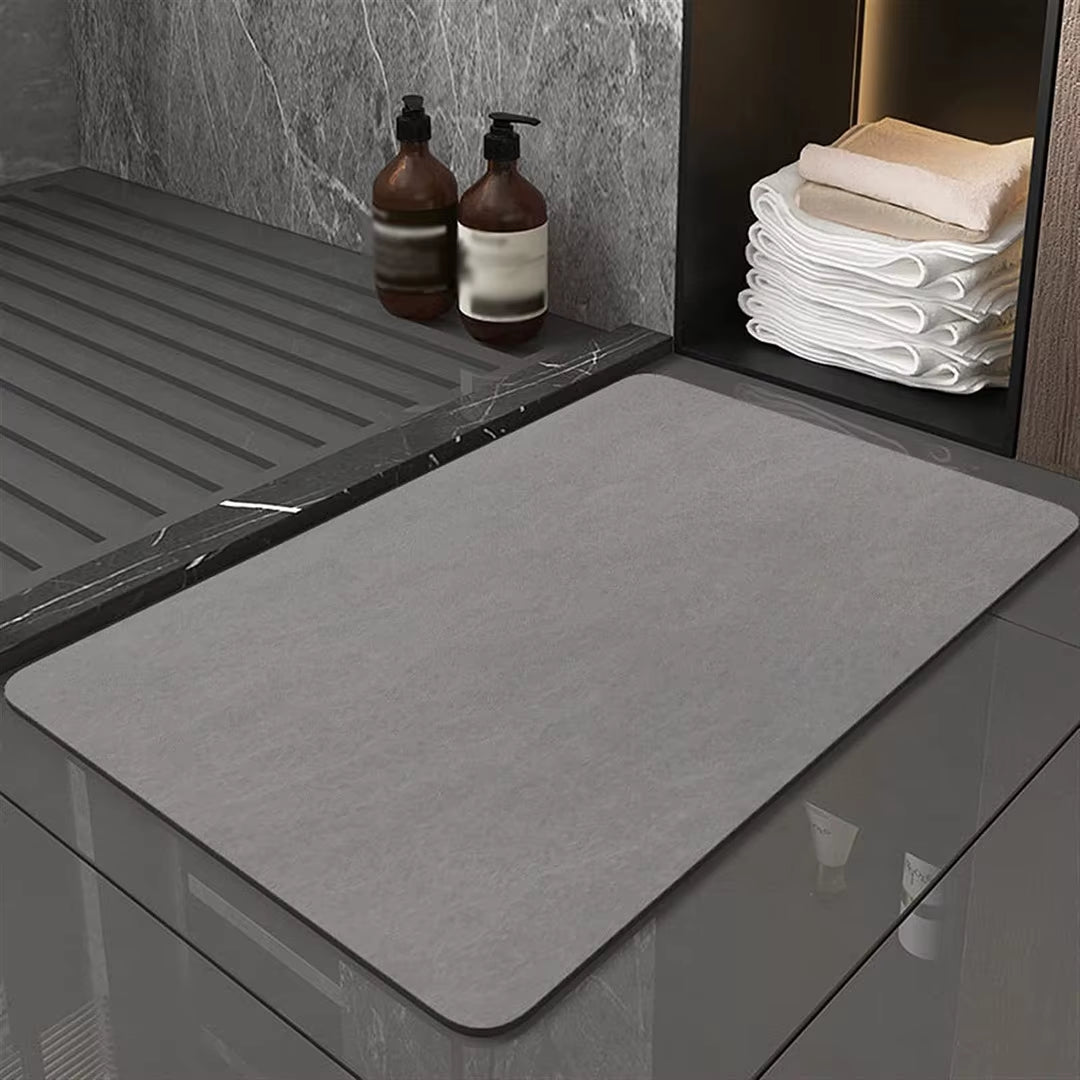 Non-Slip Bathroom Mat Soft Diatomite Mat Super Absorbent Bath Mat Quick Drying House Entrance Mat Kitchen Shower Rug Baño
