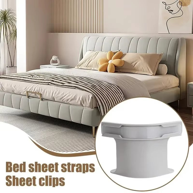 4Pcs Heavy Duty Bedsheet Corner Tightener Clips High-Quality Materials Durable and Reliable Bed Sheet Grippers for Protectors