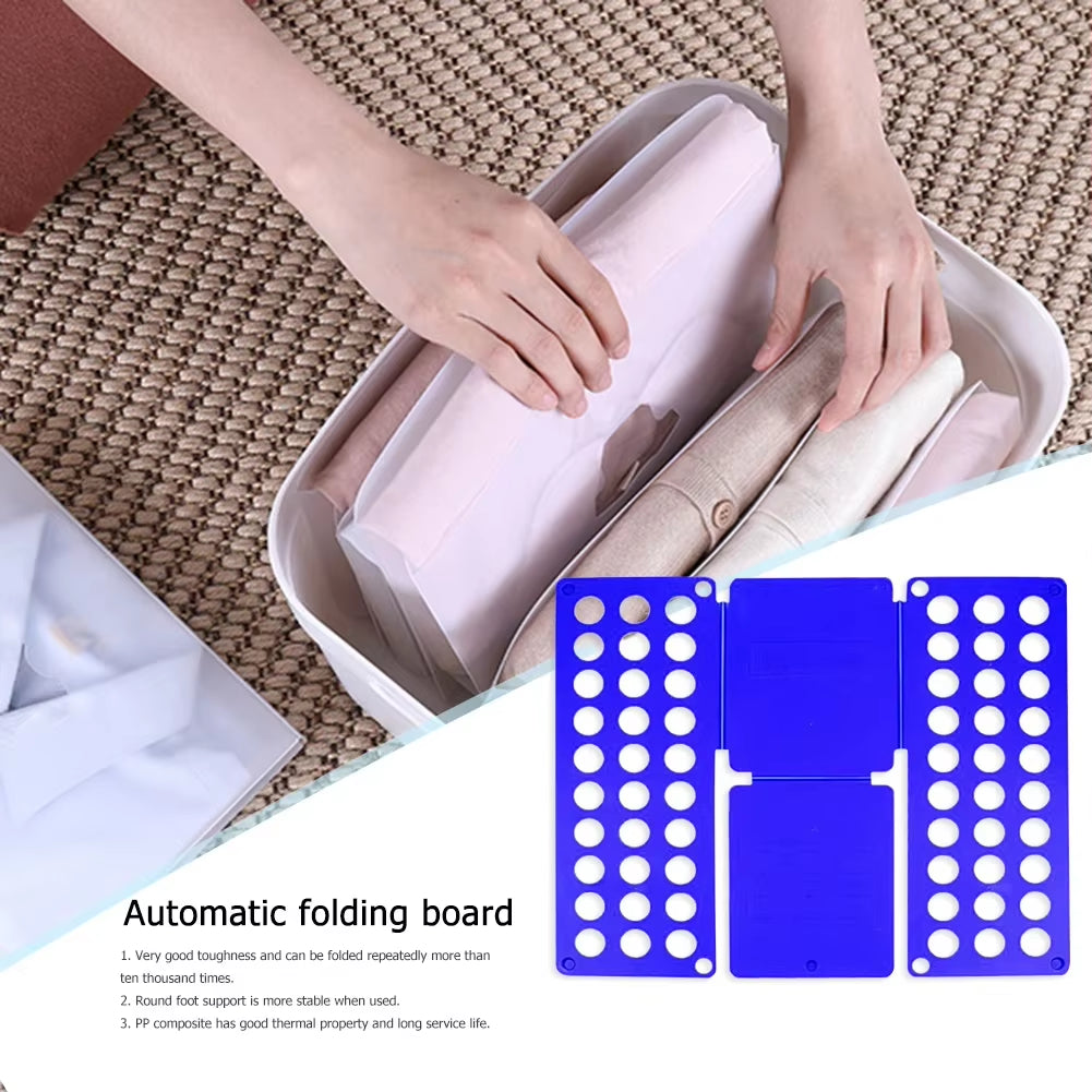 Clothes Folding Board Child Clothing Folder Bender Plastic Practical Detacha Children Lazy T-Shirt Folder Laundry Time-Saving